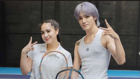 Taeyong NCT diajak main tenis Nagita Slavina