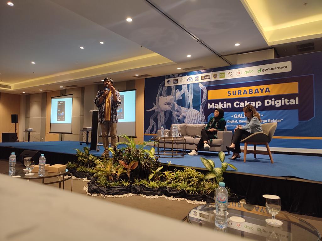 Gali Ilmu Literasi Digital yang digelar di Surabaya, Jawa Timur