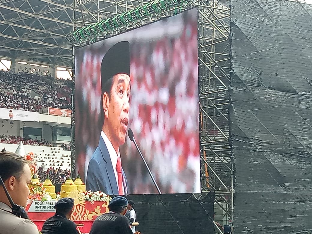 Jokowi : Gerak-Gerik Polri Sekarang tidak Bisa Ditutup-tutupi