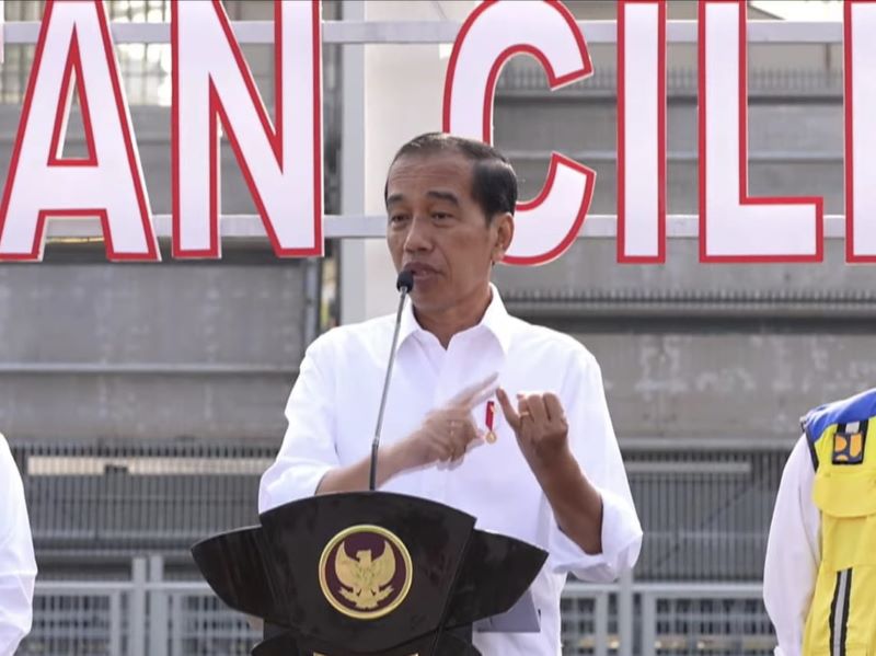 Presiden Joko Widodo meresmikan Sodetan Ciliwung