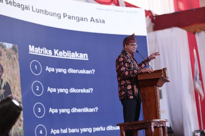 Anies Baswedan di Rakernas Apdesi 