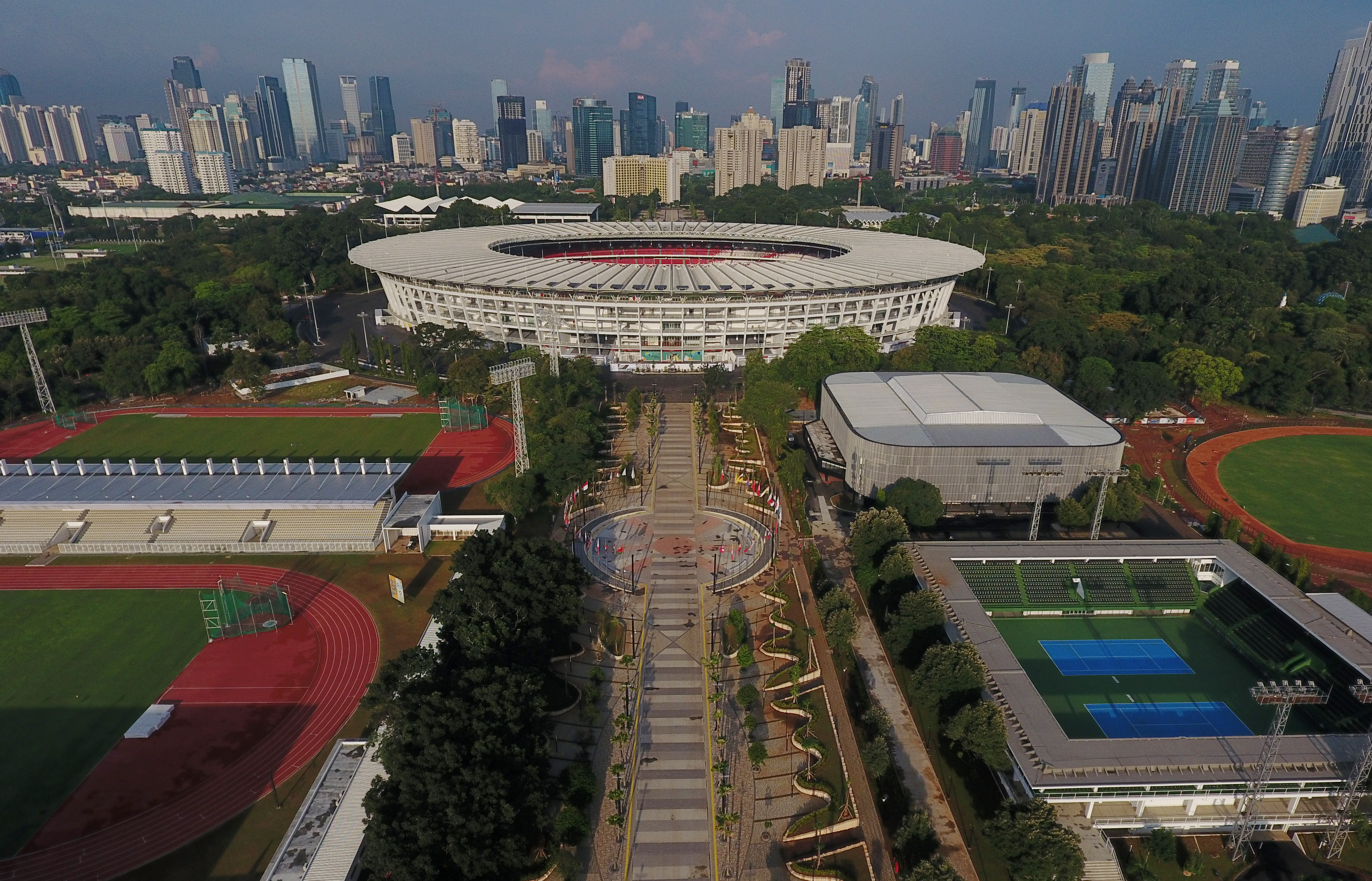 Stadion Gelora Bung Karno, Senayan, Jakarta.