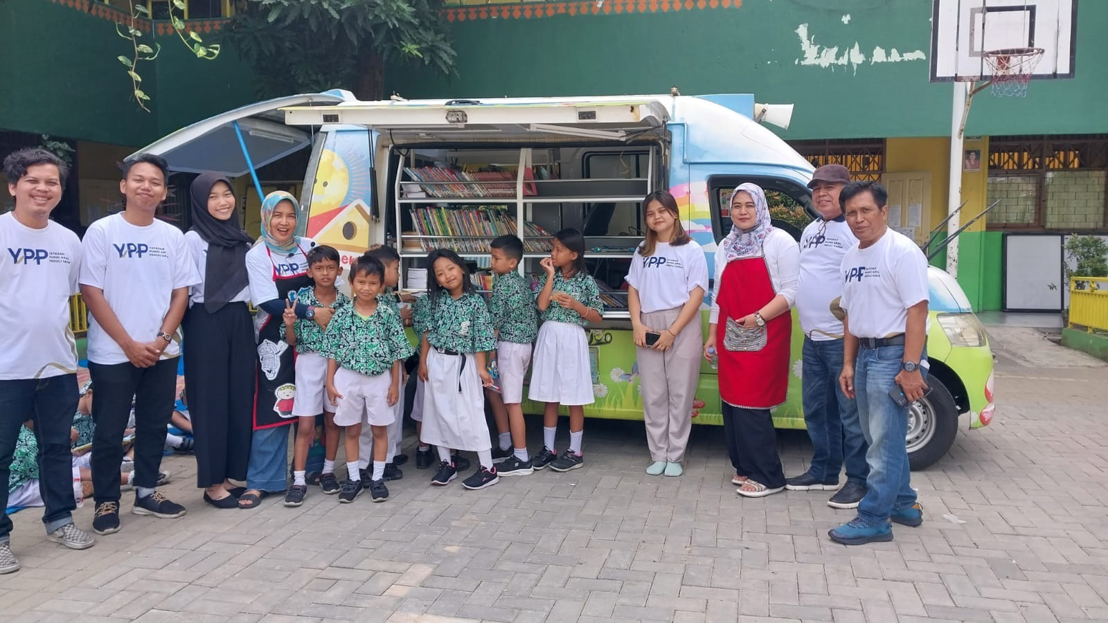 YPP Indosiar-SCTV dan ATVI menggelar literasi media di SDN 09,Manggarai Selatan, Kamis (27/7/).