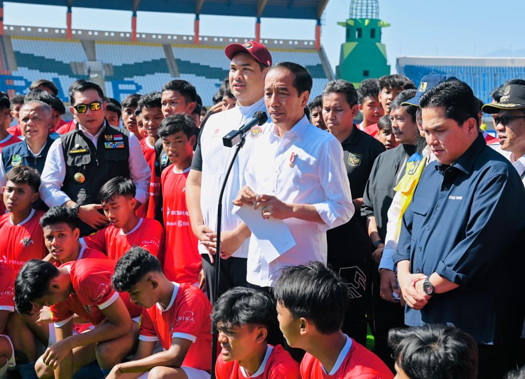Presiden kunjungi stadion Si Jalak Harupat