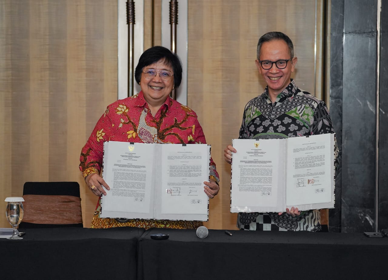 OJK dan KLHK Sepakat Kerja Sama Mantapkan Penyiapan Bursa Karbon