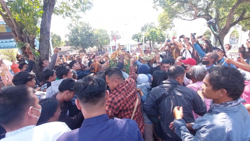  BUDAYA: Budaya Grebeg Besar Qurban digelar di Keraton Kasunanan Surakarta setiap perayaan hari keagamaan Idul Adha.