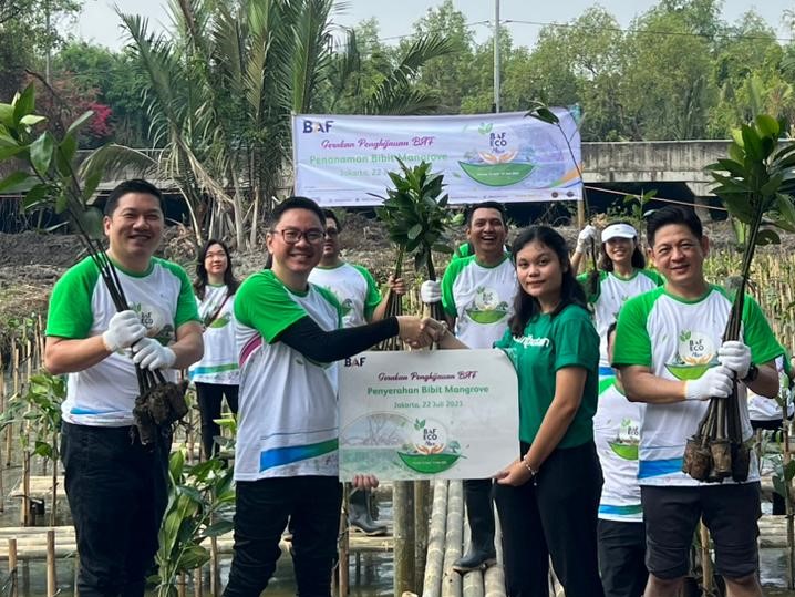BAF Hijaukan 6 Pesisir Pantai Indonesia Lewat Penanaman Mangrove