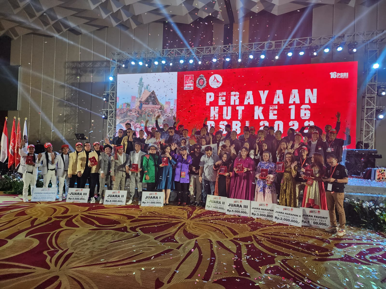Malam penganugerahan Festival Mangardang 2023