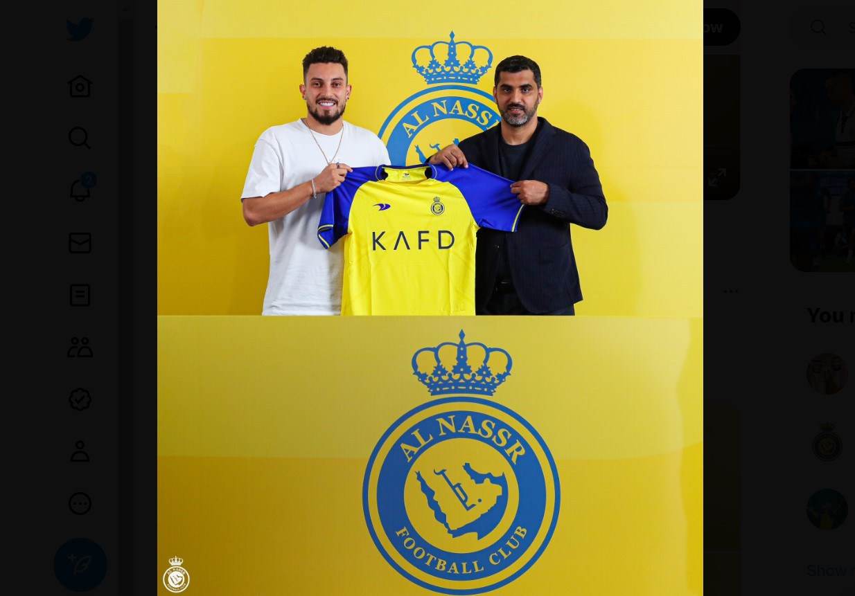 Telles Susul Ronaldo Bergabung dengan Al Nassr