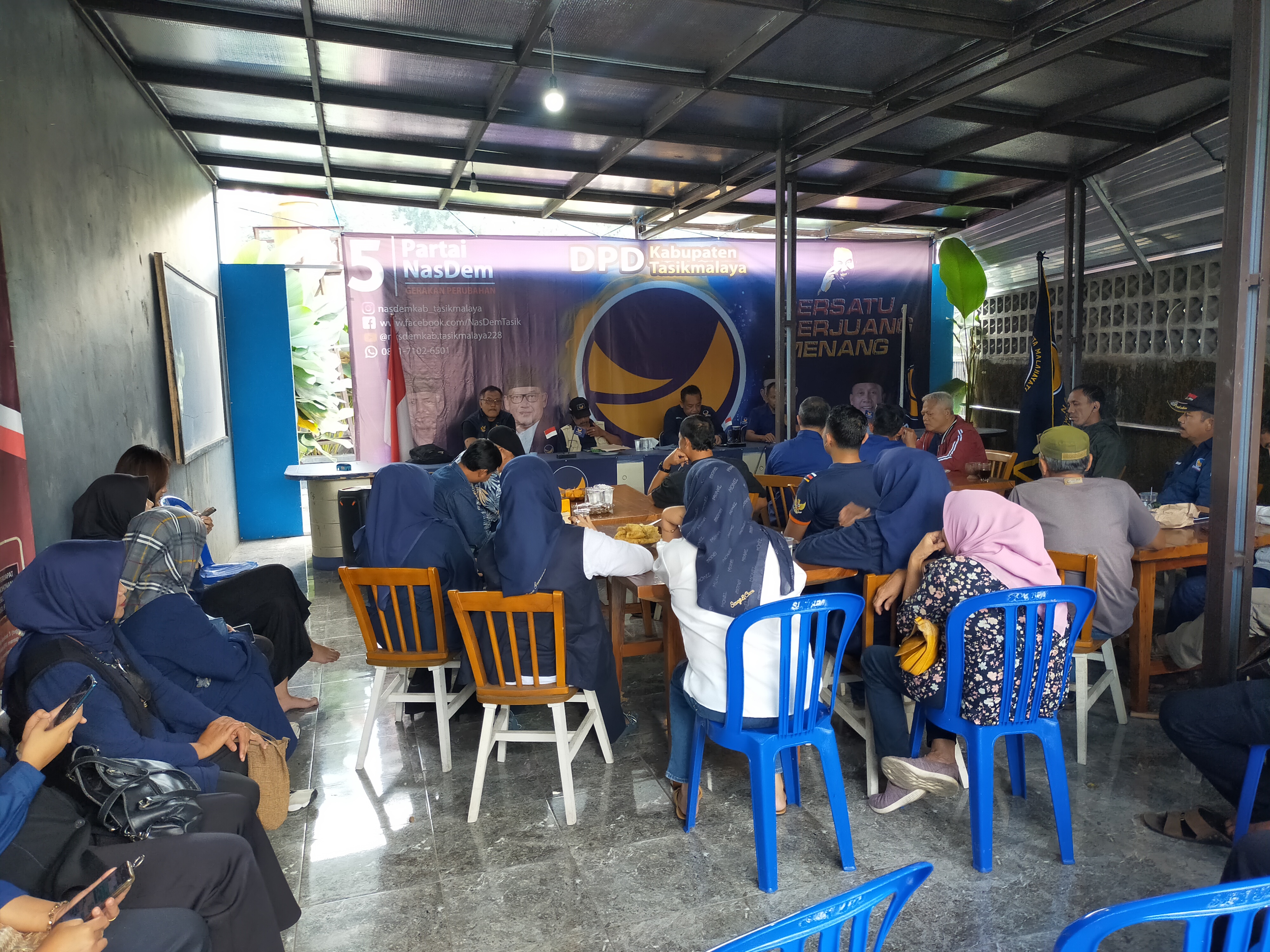 Caleg Nasdem Kabupaten Tasikmalaya Merapatkan Barisan