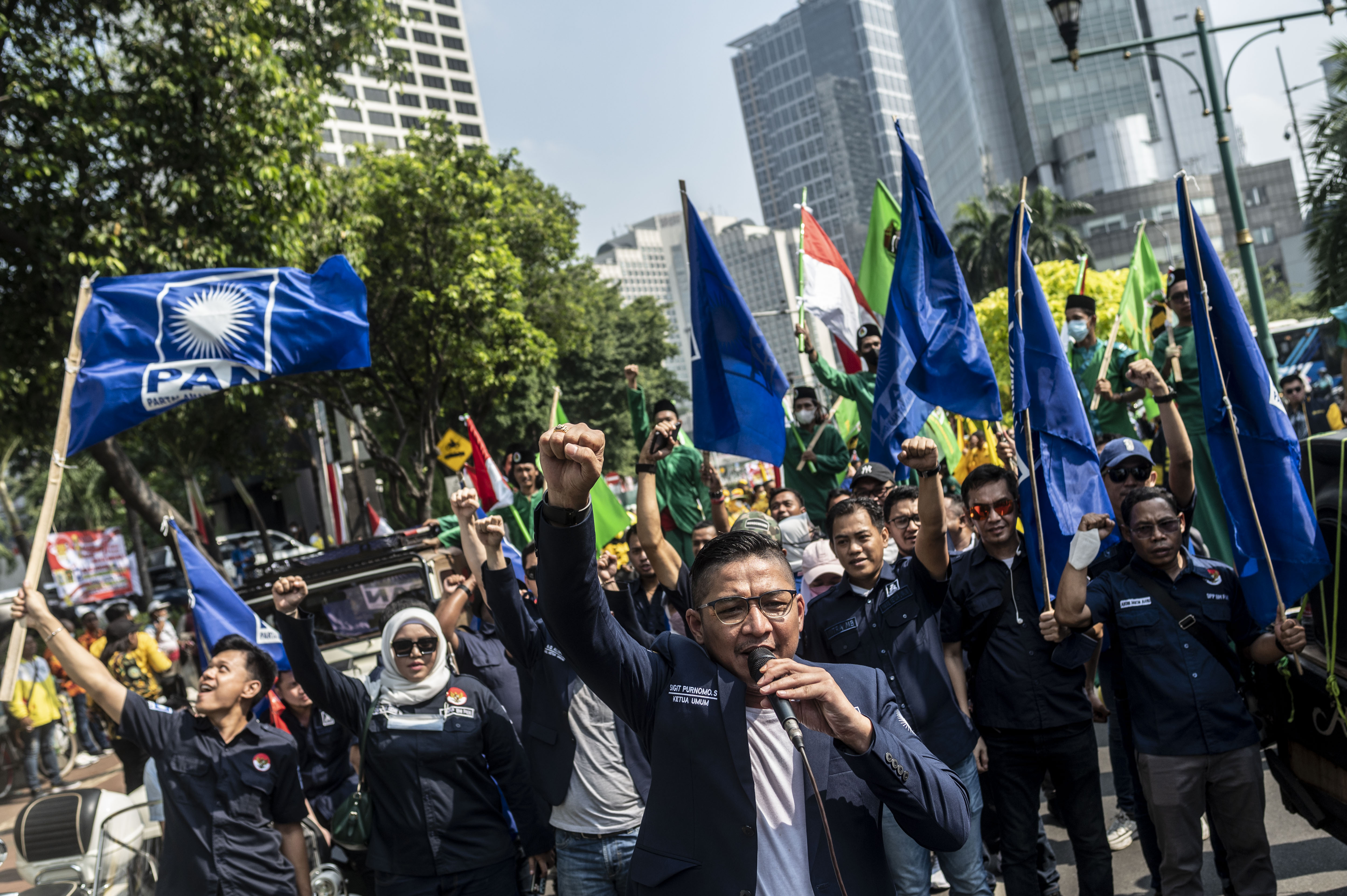 Ketua Barisan Muda PAN Sigit Purnomo atau Pasha Ungu