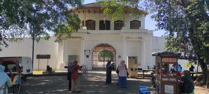 Kawasan Benteng Vastenburg Solo, Kamis ( 27/7).