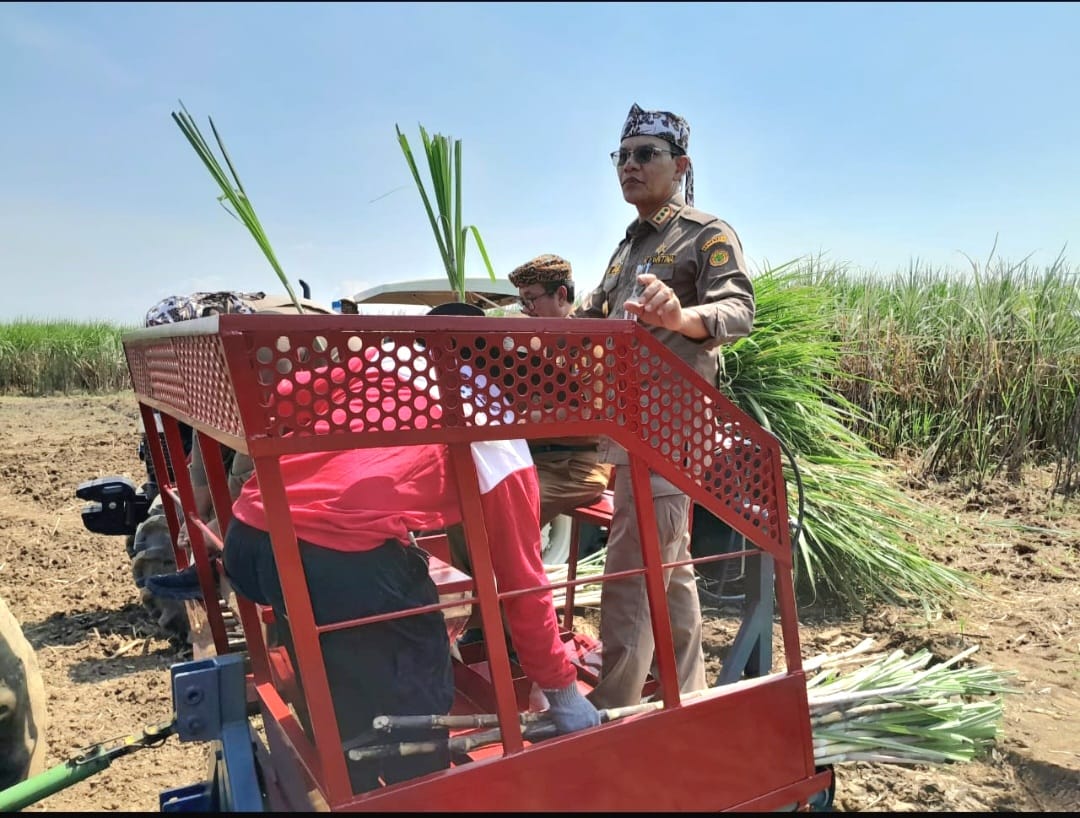 Mentan SYL Dorong Petani Perkebunan Tebu Manfaatkan Taksi Alsintan