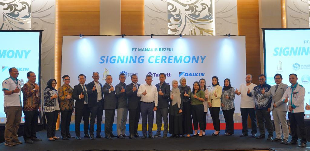 Kerja sama Manakib Realty dengan sejumlah perusahaan untuk membangun Kota Mandiri