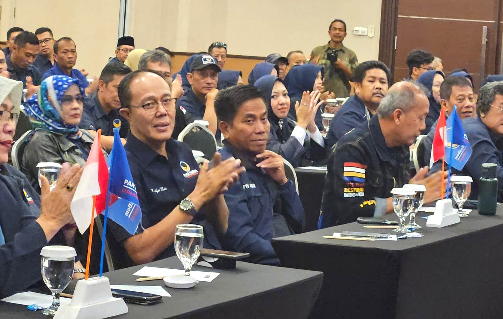 Suasana pembekalan para bacaleg Partai NasDem Sukabumi Raya.