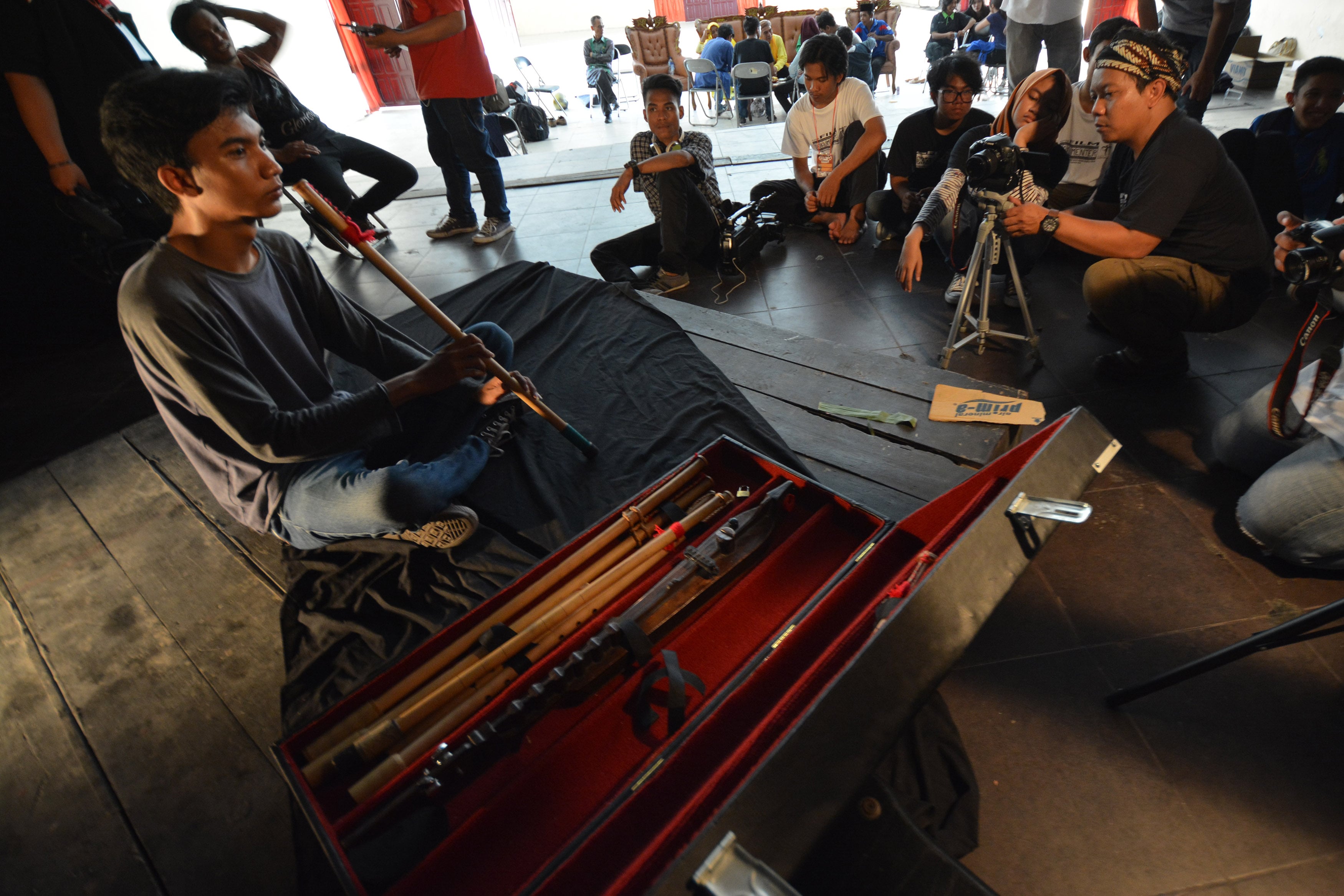 Ilustrasi pembuatan film.