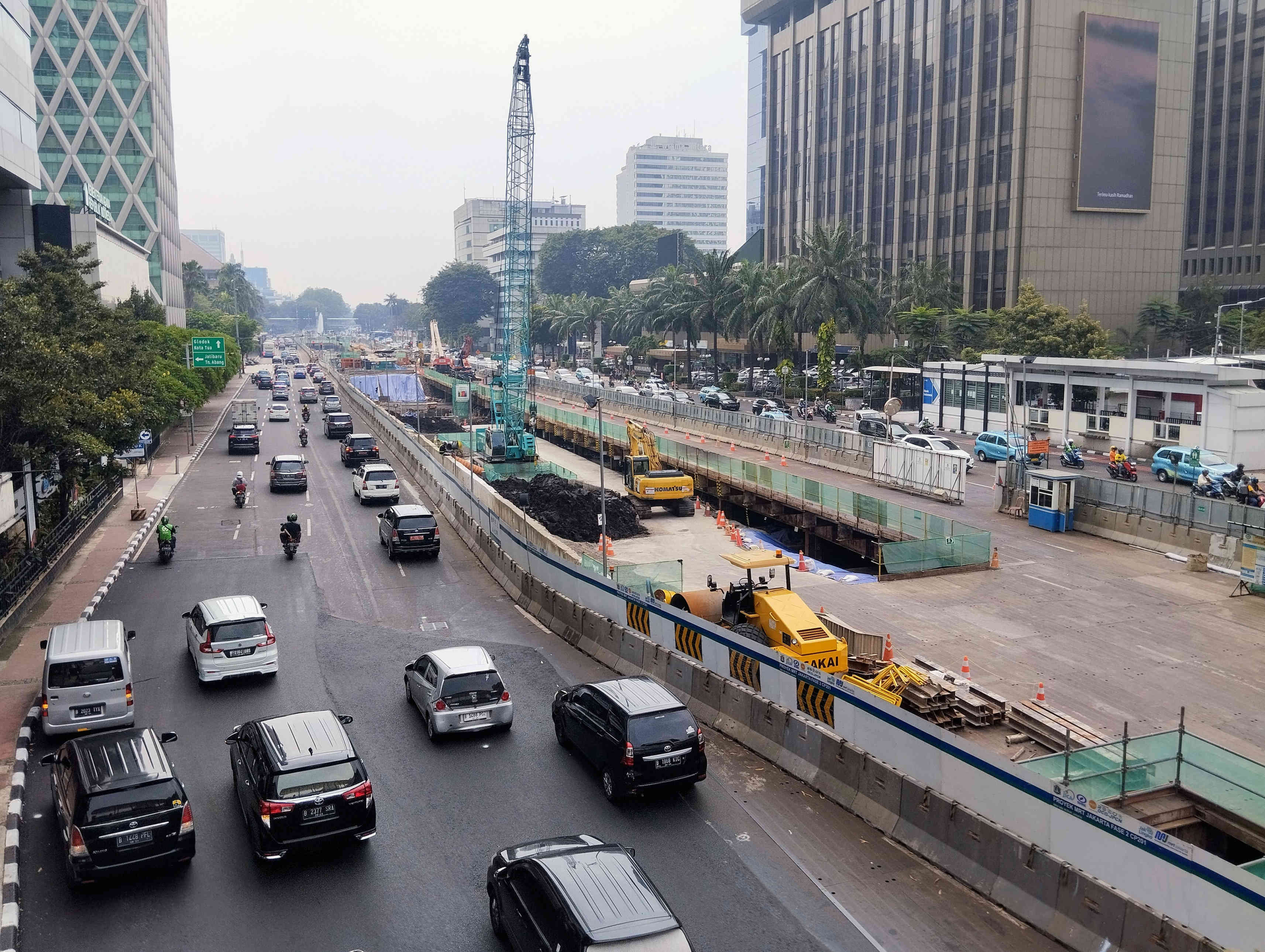 Perbaikan Jalan Ibu Kota Jelang KTT ASEAN Capai 50 Persen