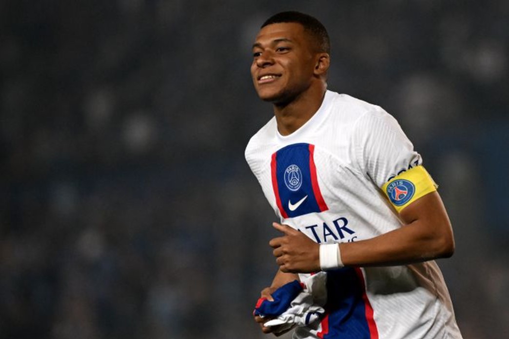 Penyerang PSG Kylian Mbappe