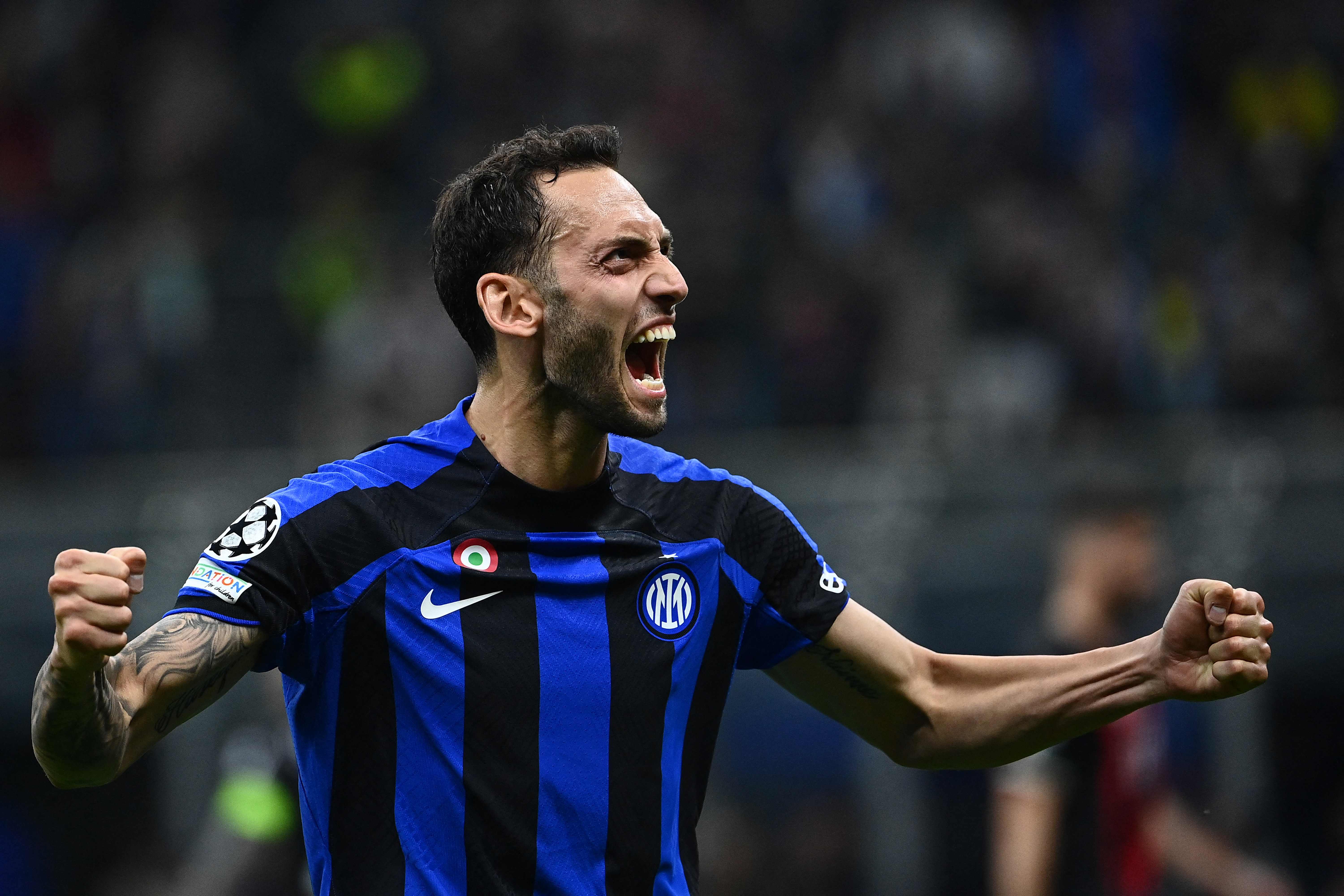 Gelandang Inter Milan Hakan Calhanoglu