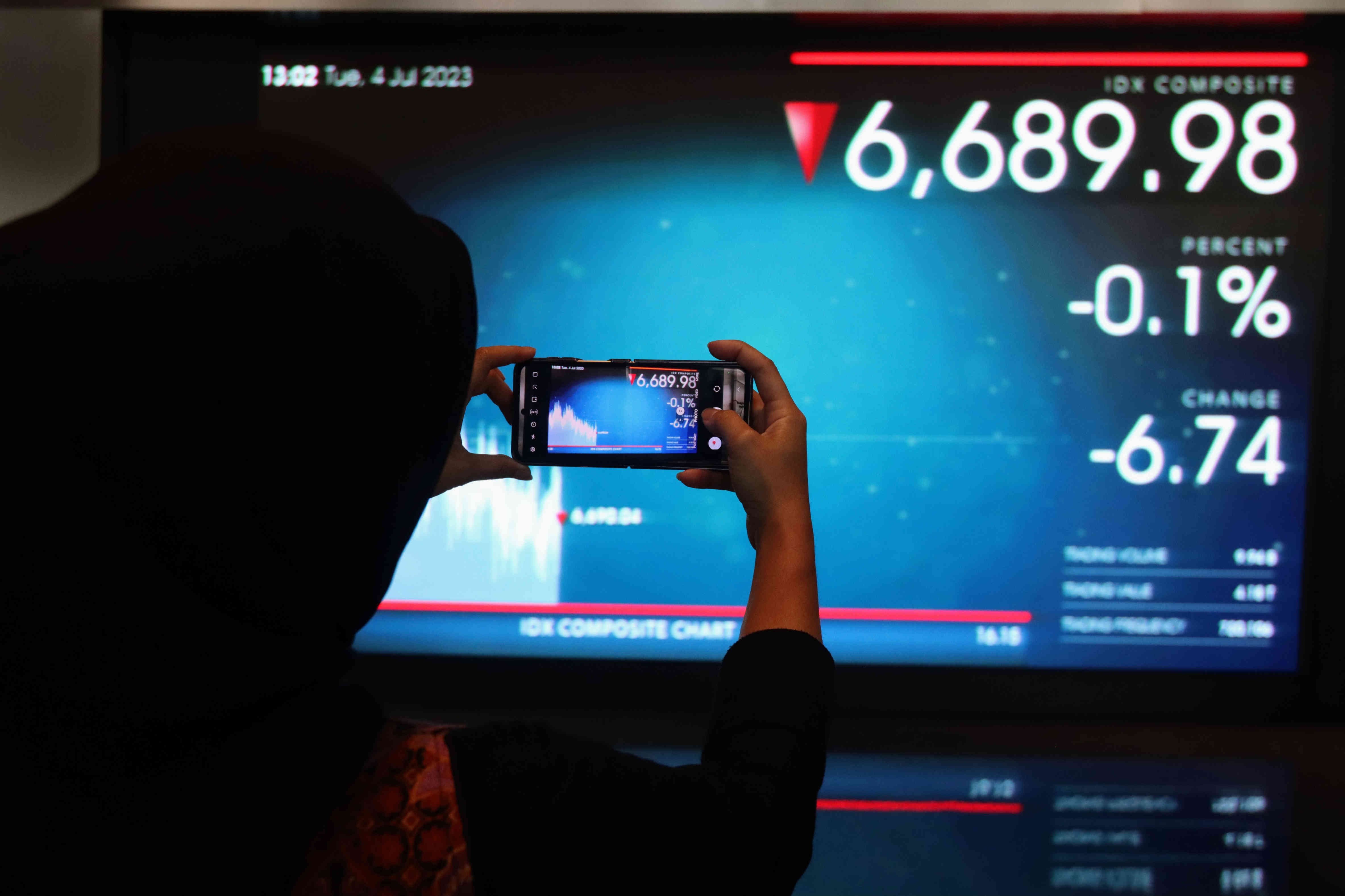 IHSG Sore Ini Ditutup di Zona Merah