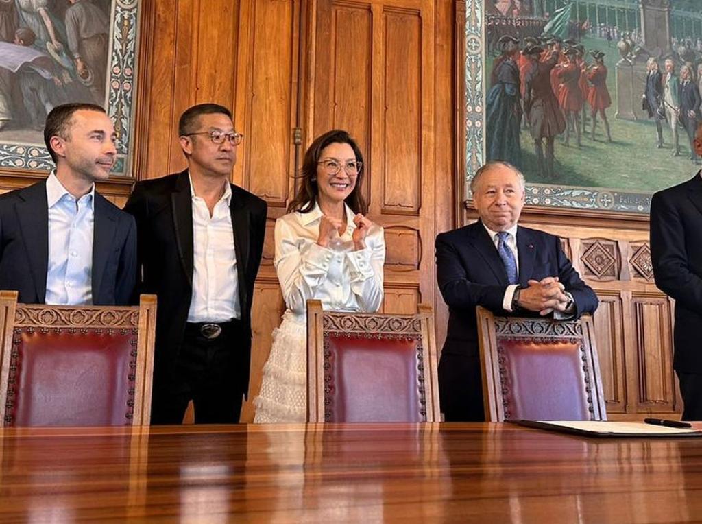 Michelle Yeoh mantan CEO Ferrari Jean Todt.