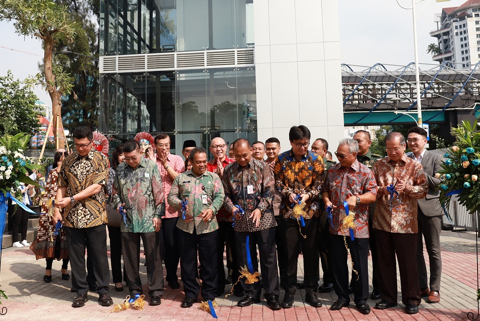 Peresmian Jalur Penyeberangan Orang (JPO) Tarumanagara Bridge.