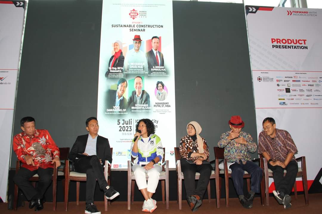 Pameran dan Seminar IndoBuildTech 2023, ICE BSD, Tangerang Selatan