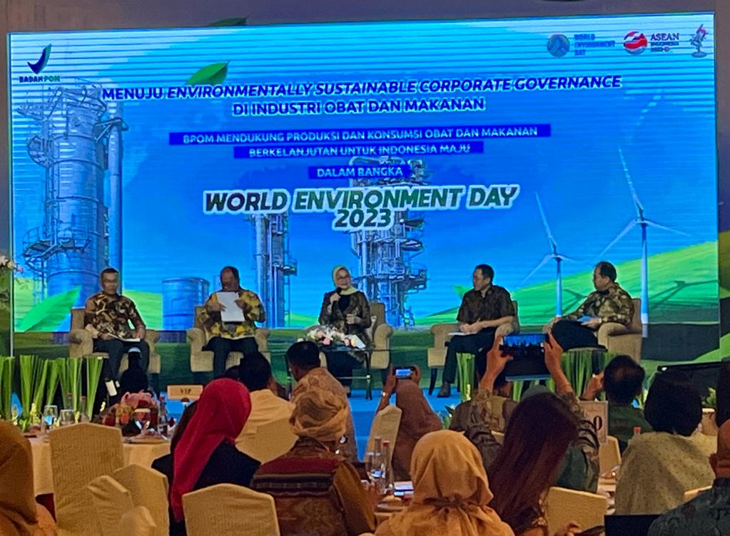 BPOM memperingati Hari Lingkungan Hidup Sedunia 2023 di Jakarta, Senin (17/7). 