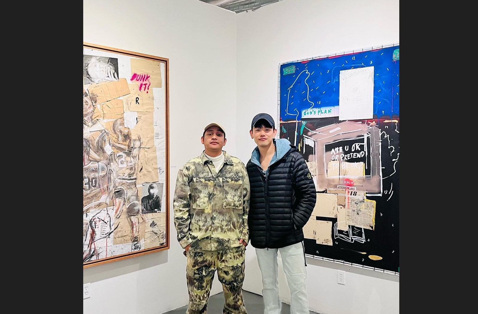 Eric Nam (kanan) dan Naufal Abshar