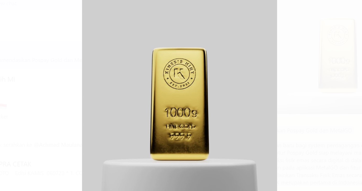 Bappebti Rekomendasikan Pospay Gold dan MetalGO
