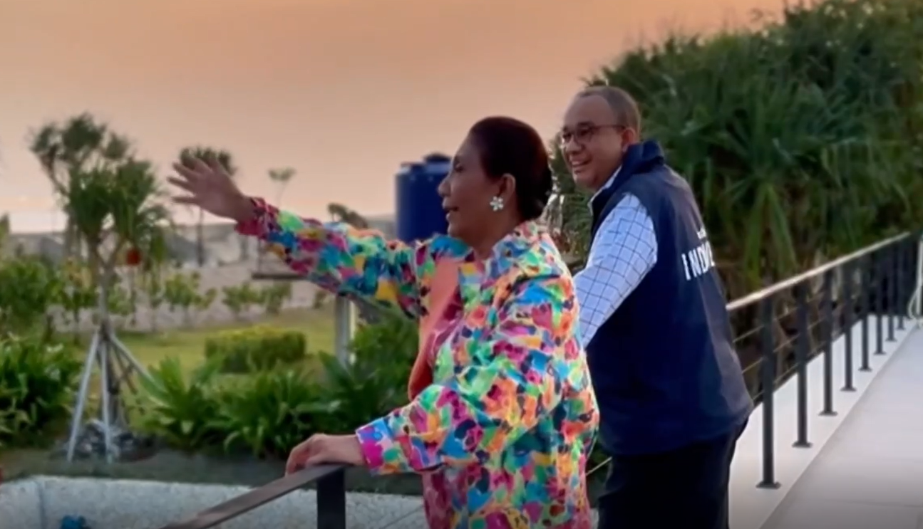 Anies Bertemu Susi di Pangandaran