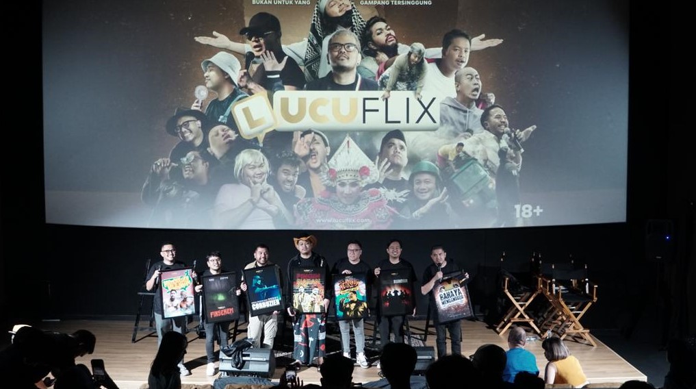 Konferensi pers peluncuran Lucuflix