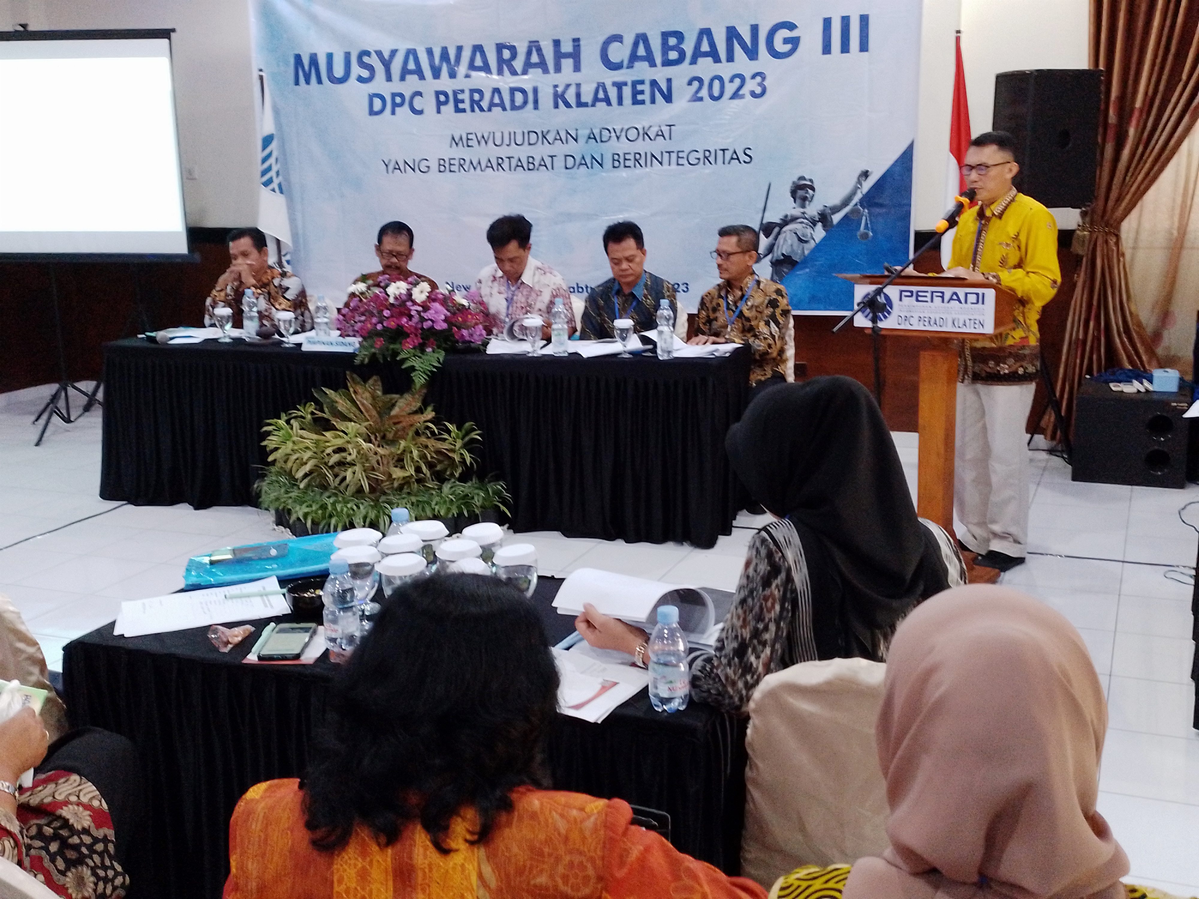 Musyawarah Cabang Peradi Kabupaten Klaten, Jawa Tengah. 