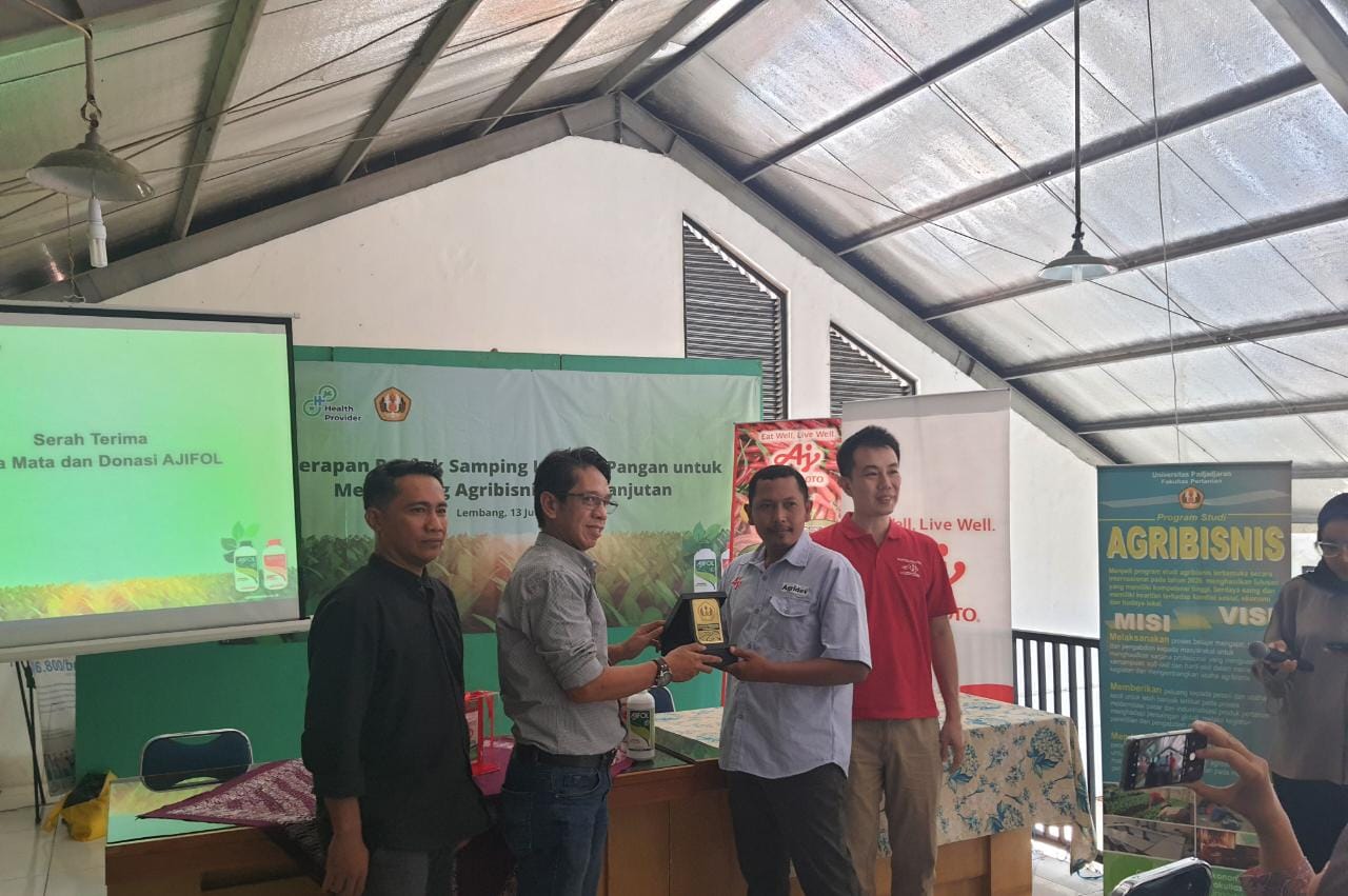 Edukasi soal pemupukan yang digelar Ajinomoto di Lembang, Kabupaten Bandung Barat, Jawa Barat