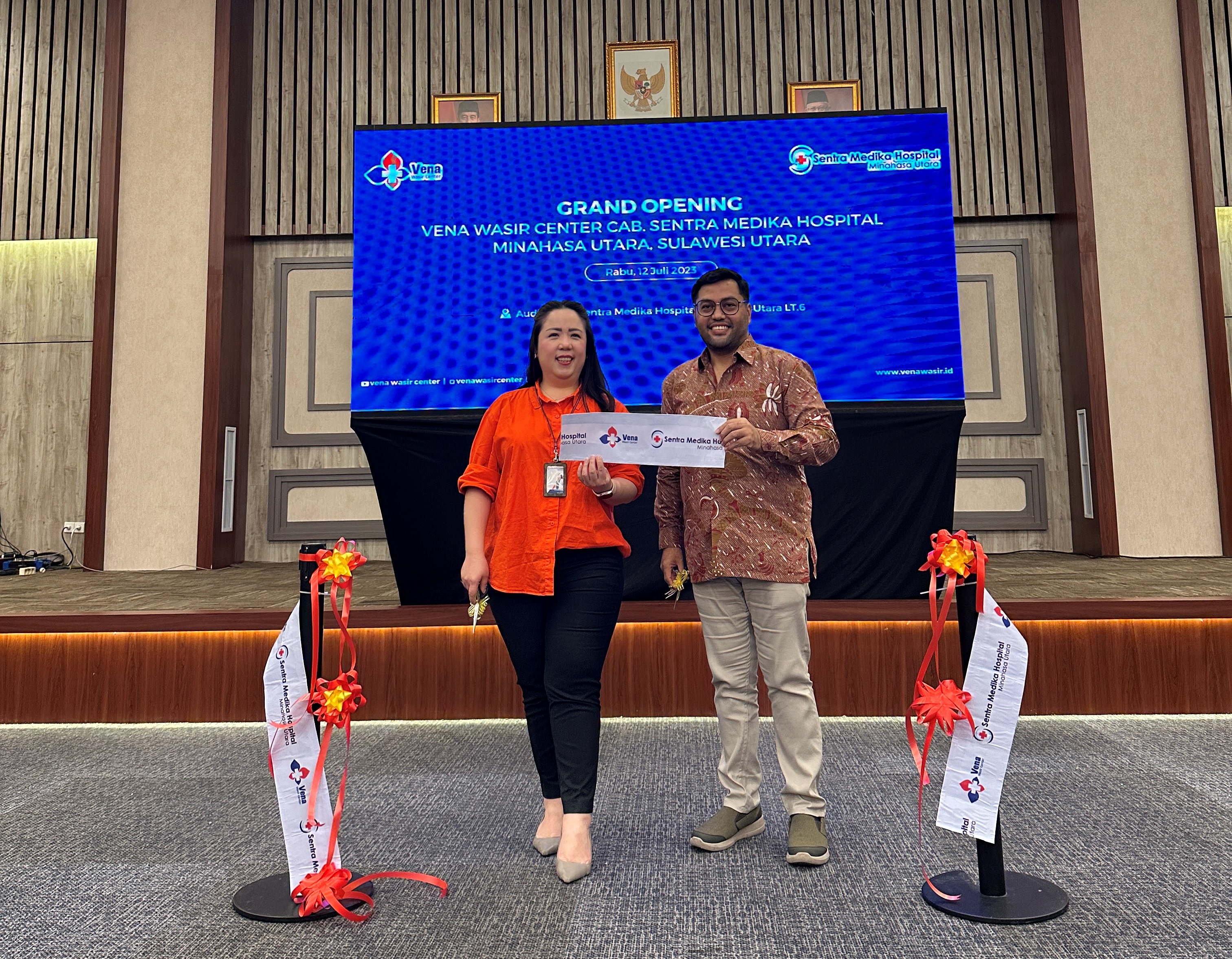 Vena Wasir Center cabang Sentra Medika Hospital Minahasa Utara resmi beroperasi.