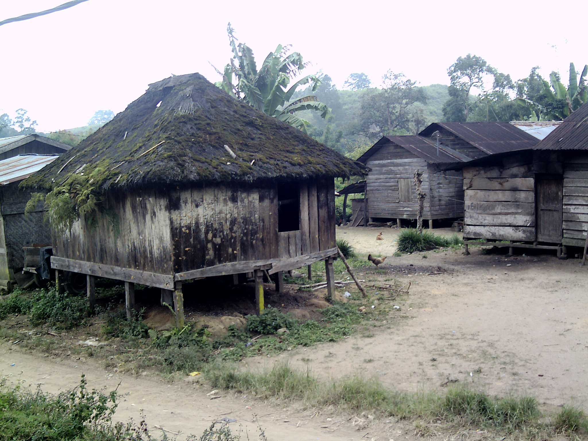 Kampung miskin di pedesaan Kabupaten Simalungun, Sumatra Utara.