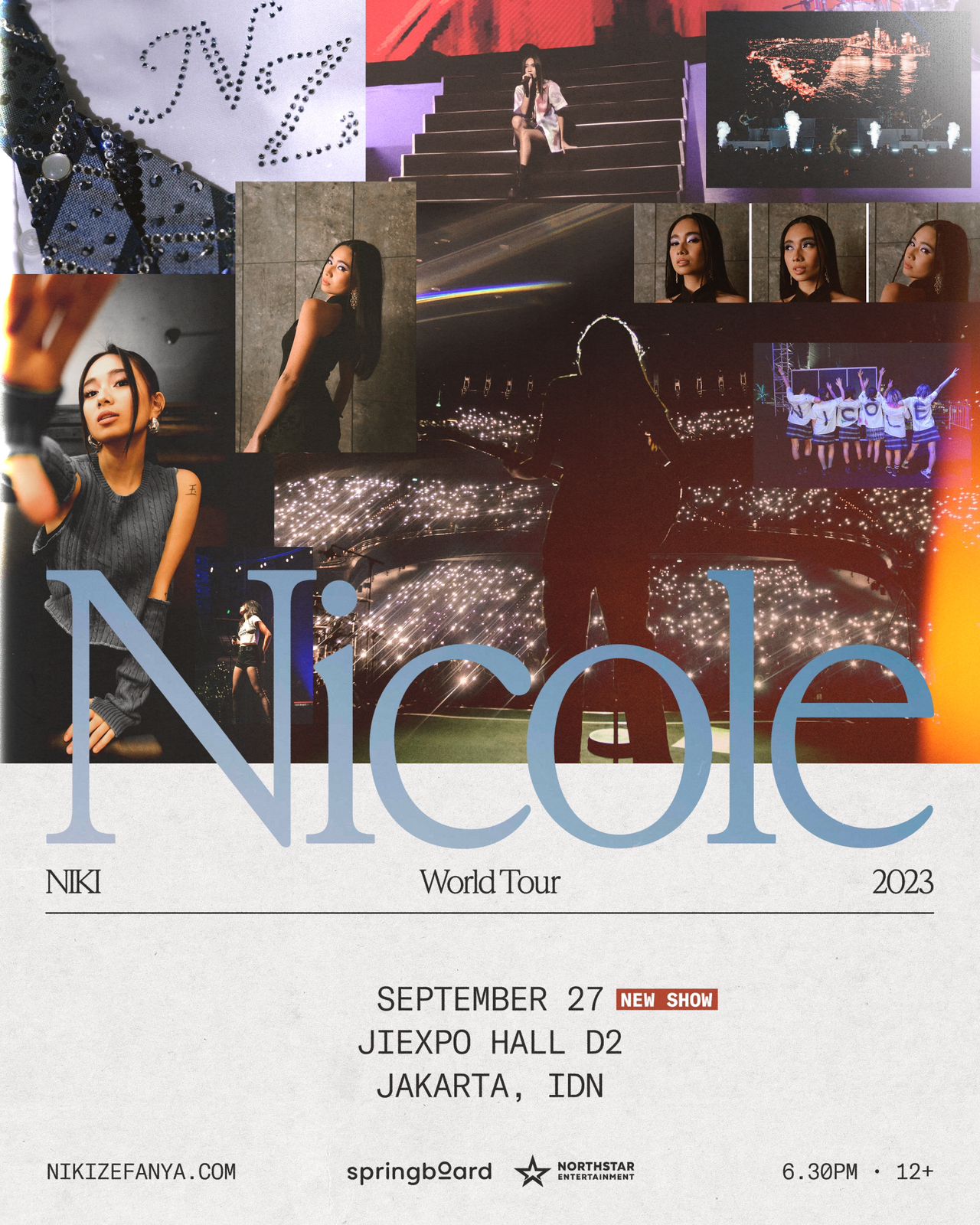 Poster konser Nicole World Tour