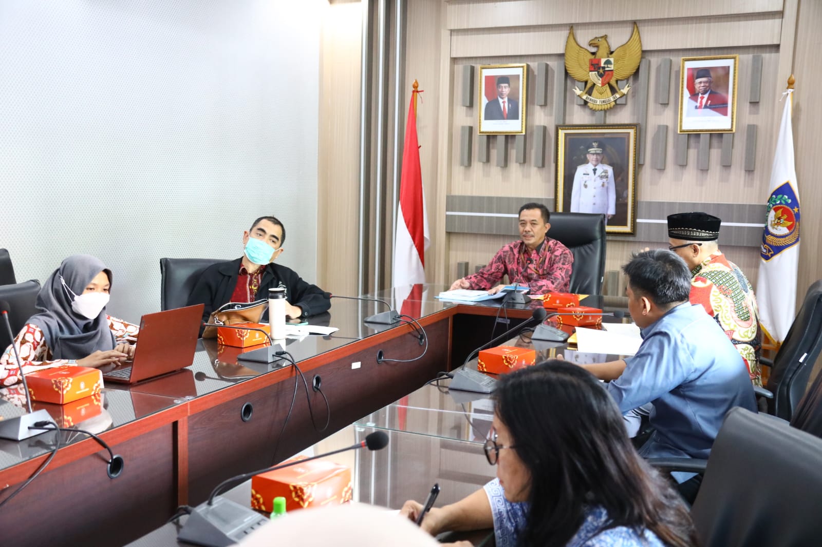 Rapat Pembahasan Potensi PAD Kabupaten Karawang dengan BSKDN Kemendagri