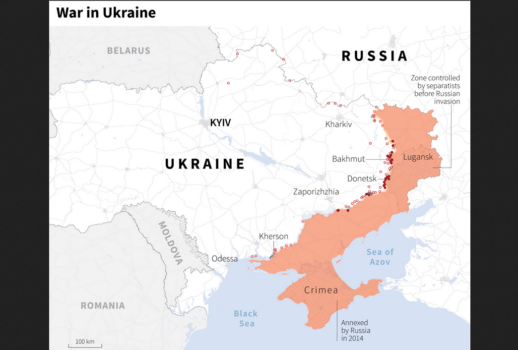 Kyiv merupakan Ibu kota Ukraina.