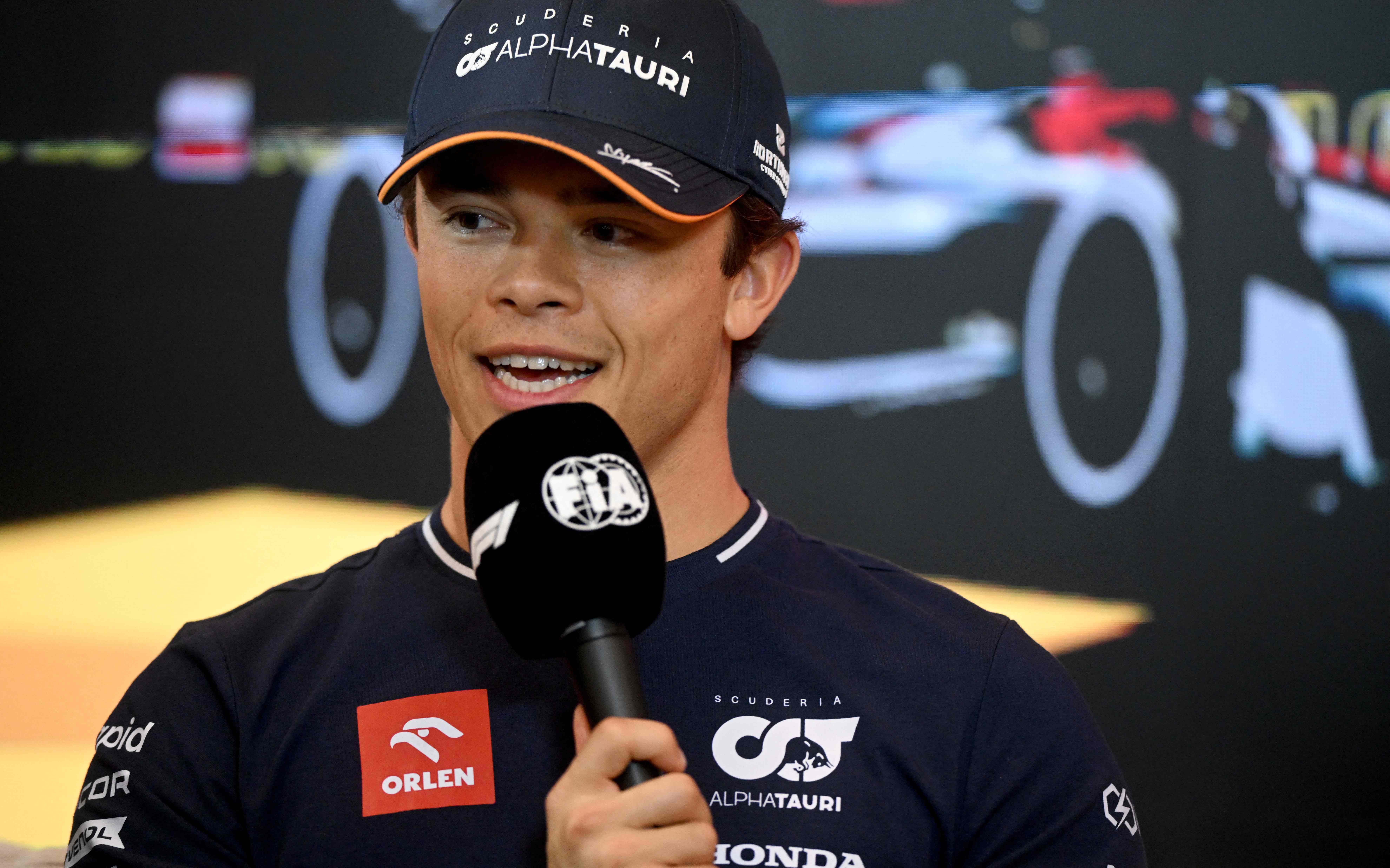 Pembalap AlphaTauri Nyck de Vries.