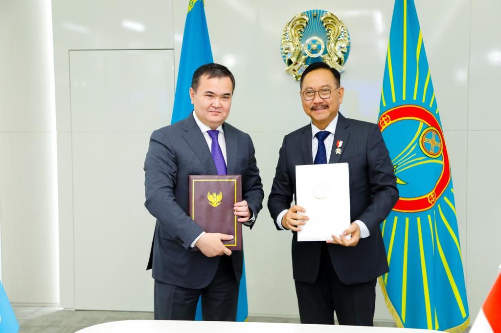 MoU antara Otorita Ibu Kota Nusantara dan Kantor Gubernur Ibu Kota Astana.