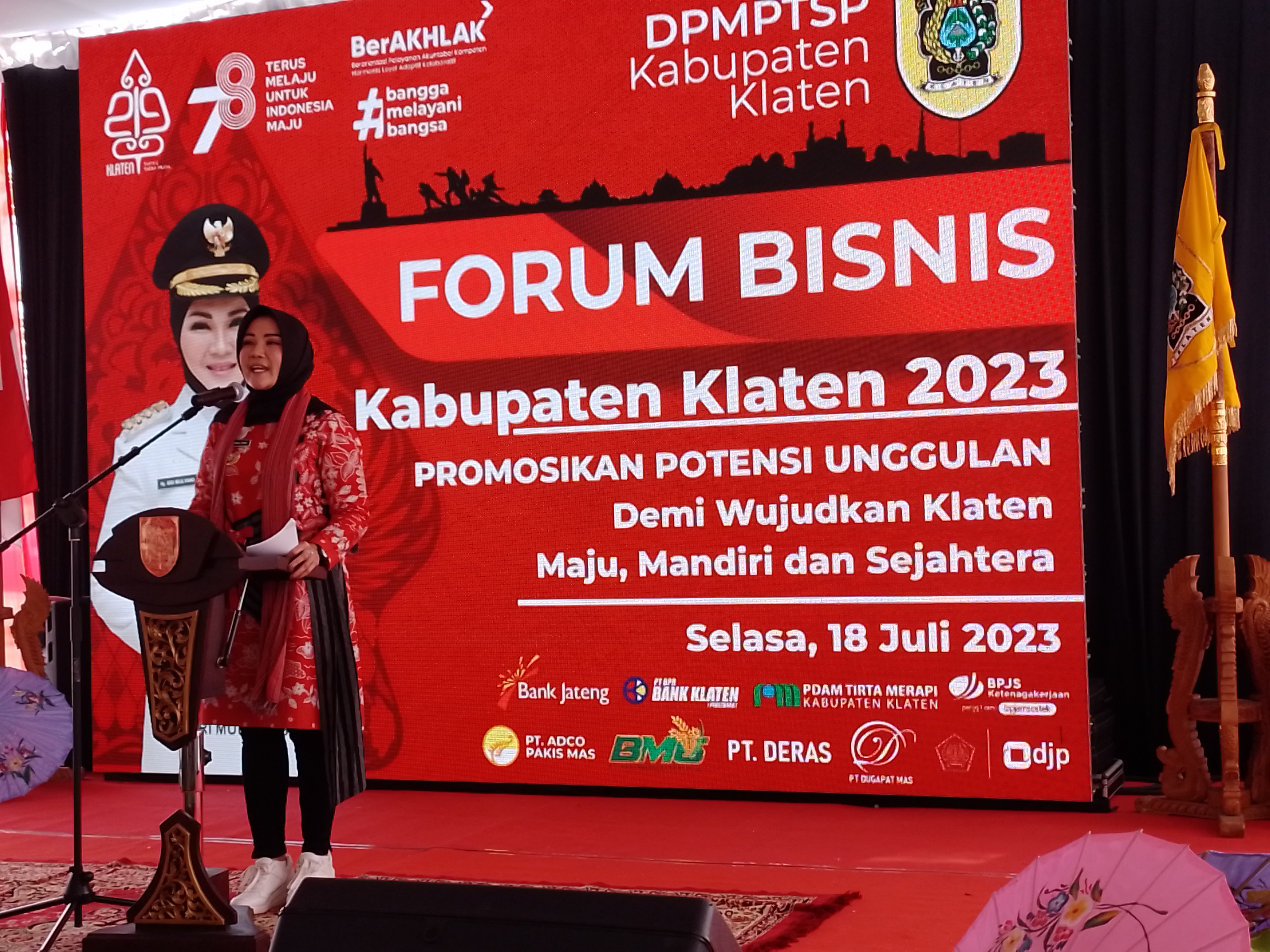 Dinas Penanaman Modal Kabupaten Klaten Gelar Forum Bisnis 2023