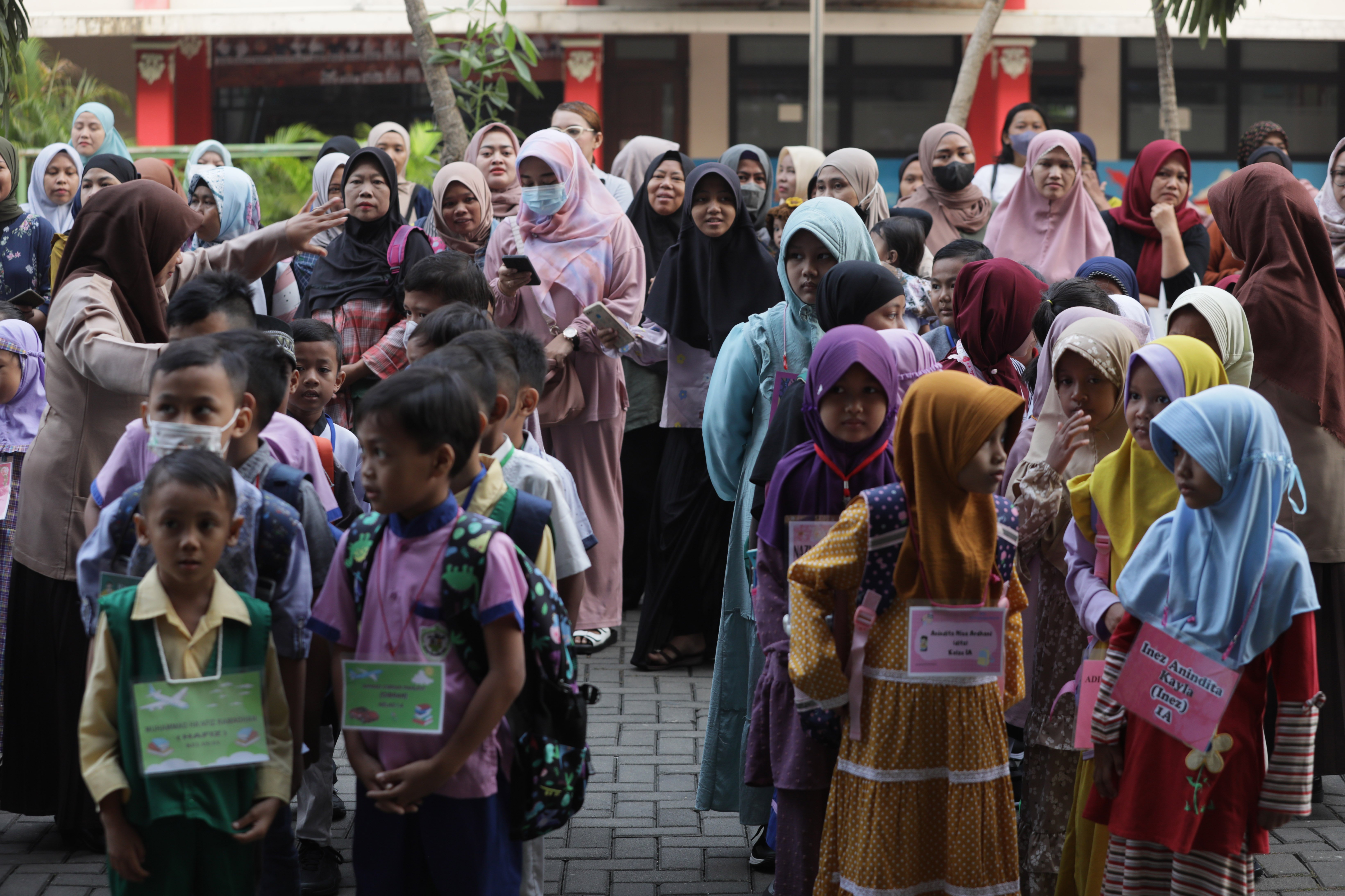 Kegiatan MPLS di salah satu SD di Jakarta