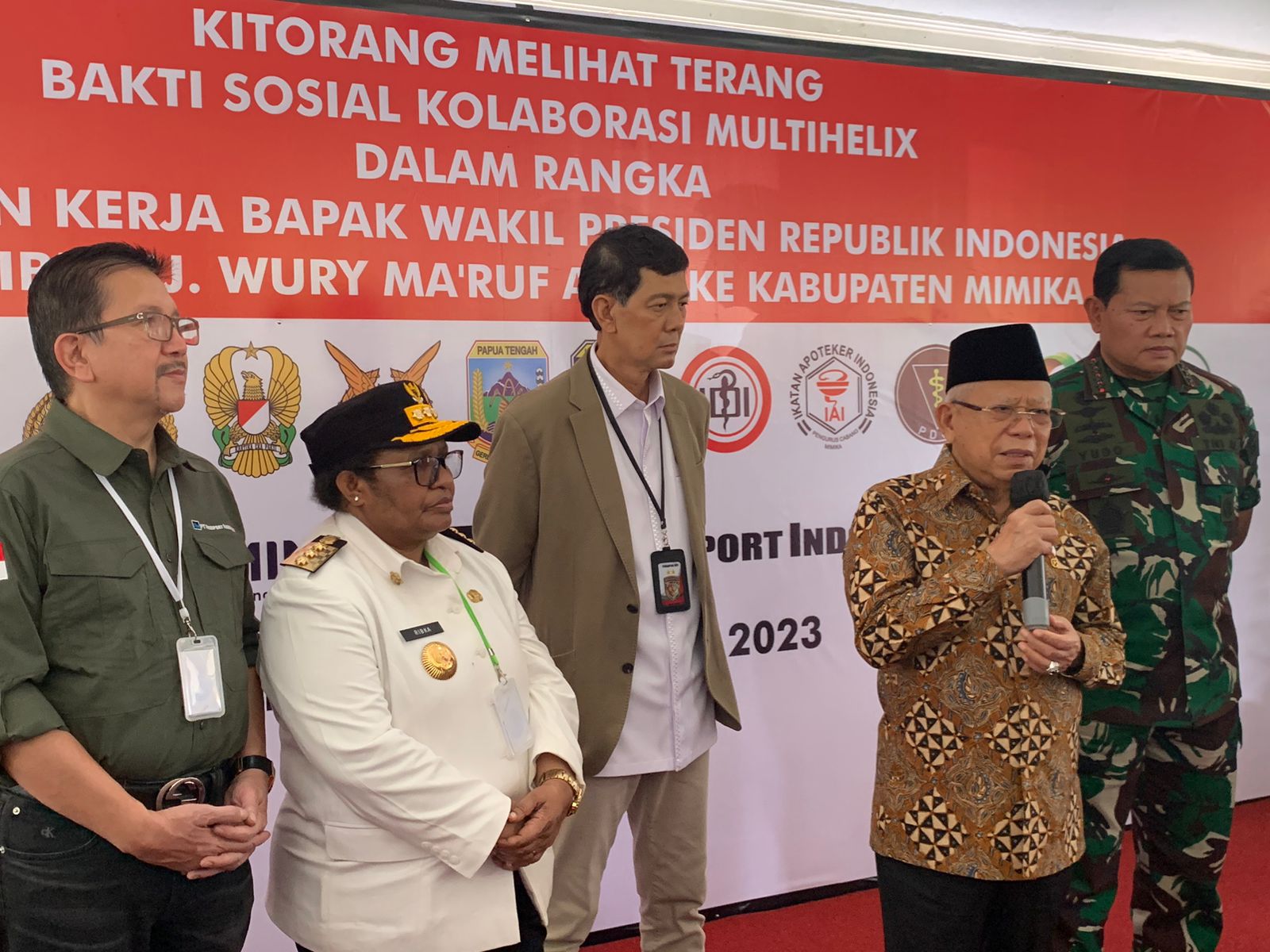 Kunjungan Wapres Ma'ruf Amin ke Papua