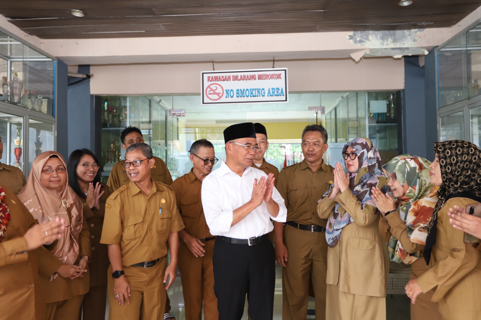 Menko PMK Sidak Ke SMA Negeri 5 Tangerang Selatan