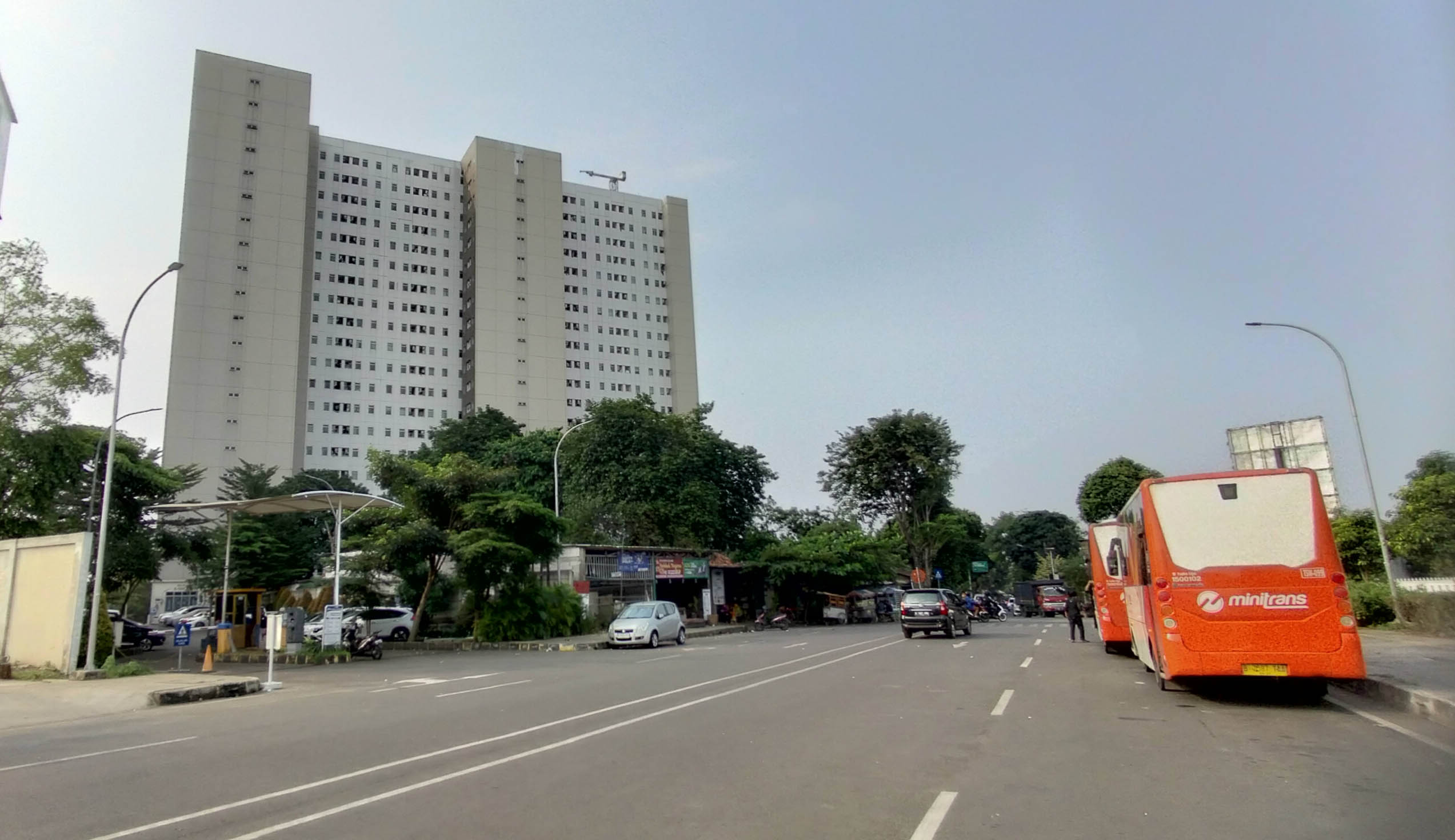 Rumah susun DP 0 Rupiah yang telah dihuni di Jalan H Naman, Pondok Kelapa, Duren Sawit,Jakarta Timur