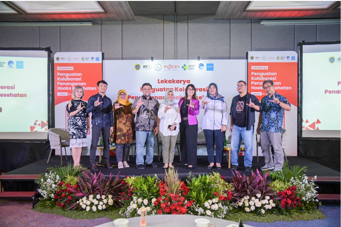 Lokakarya Penguatan Kolaborasi Penanganan Hoaks Kesehatan