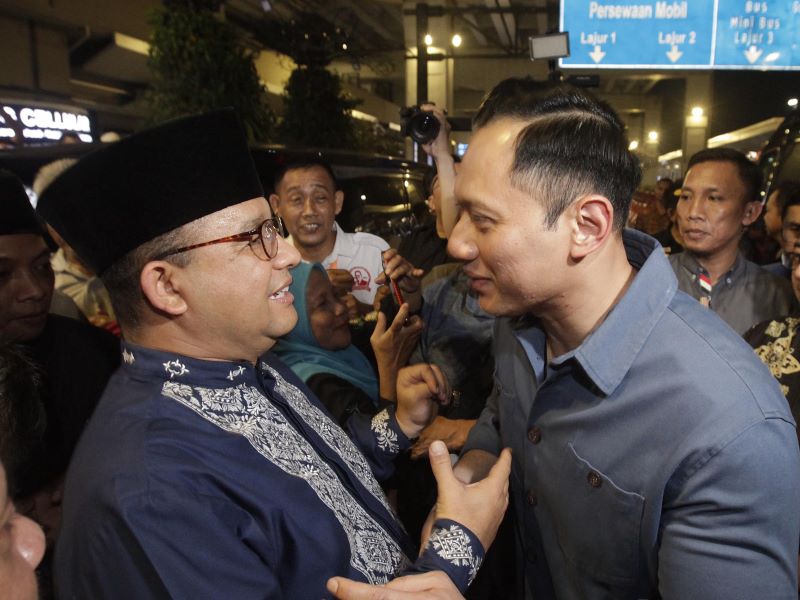 Antar Jemput Anies Berhaji, AHY: Cuma untuk Silaturahmi