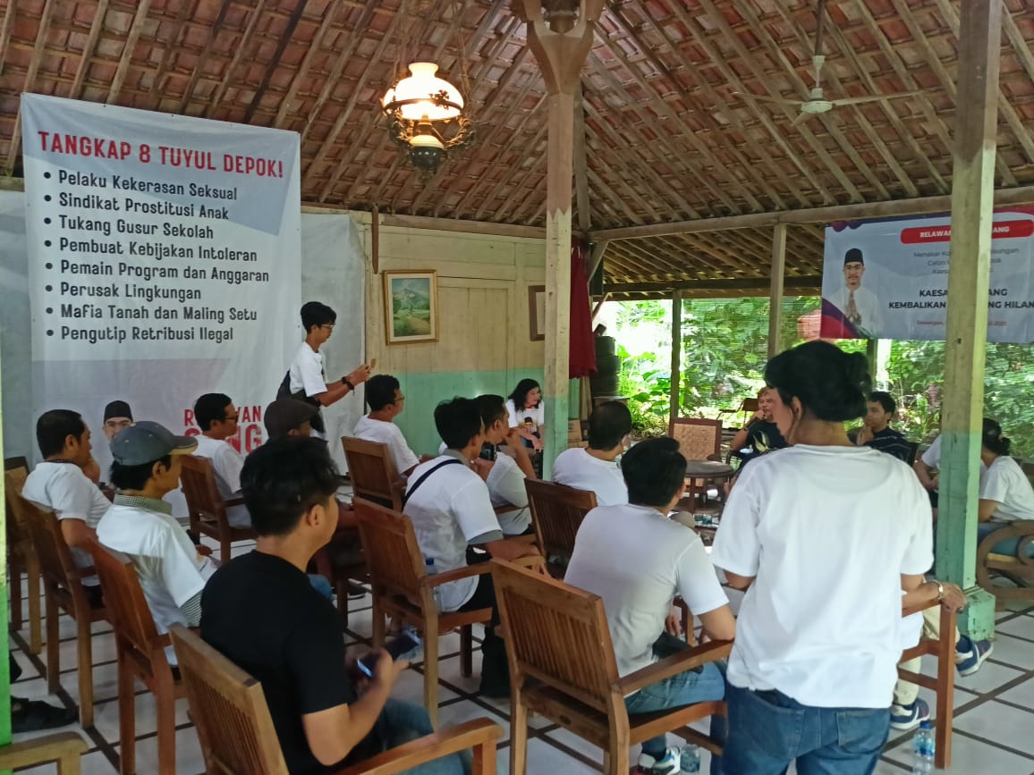 Relawan Sang Menang berantas tuyu-tuyul Depok