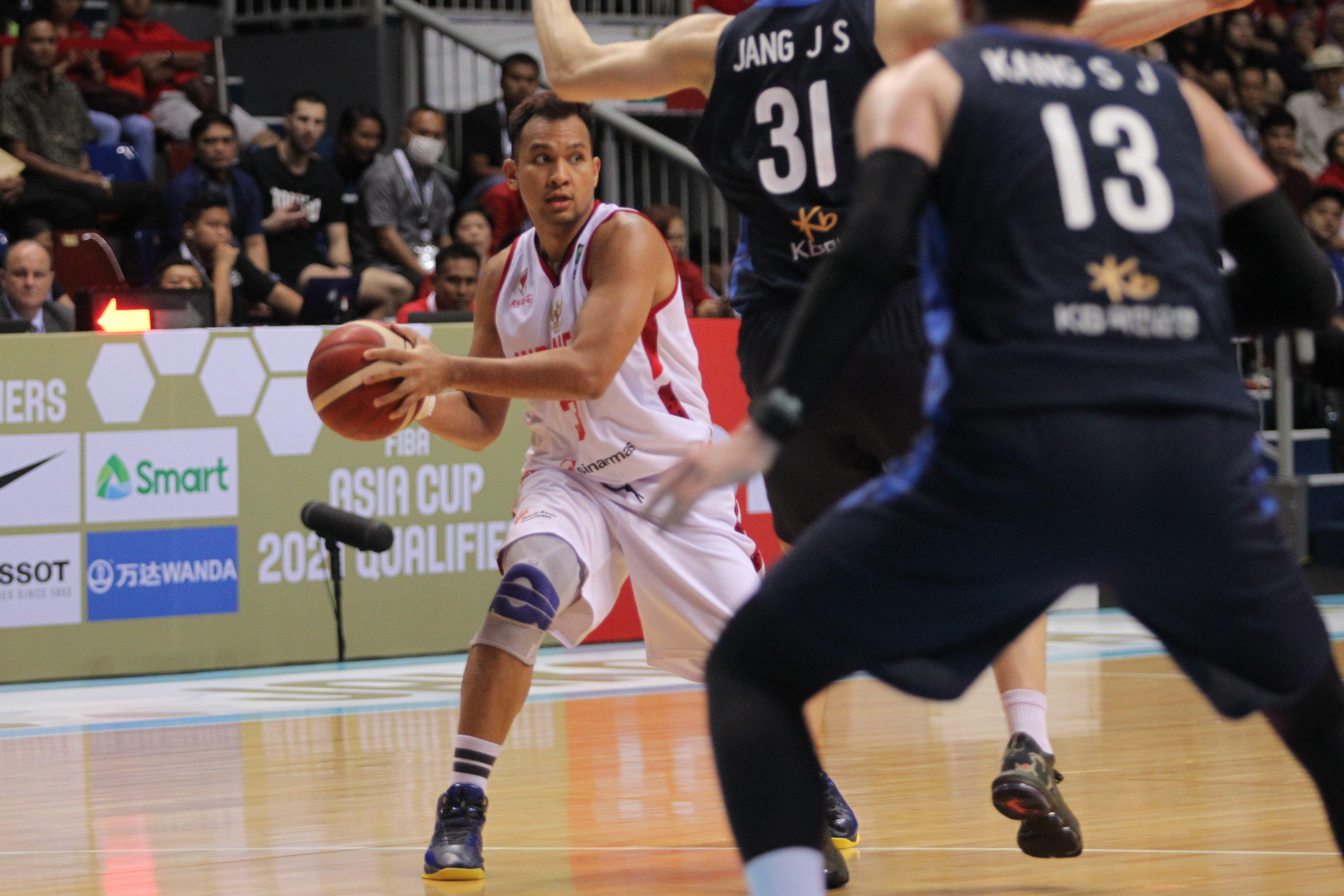 Pemain timnas basket Indonesia Kaleb Ramot (3).